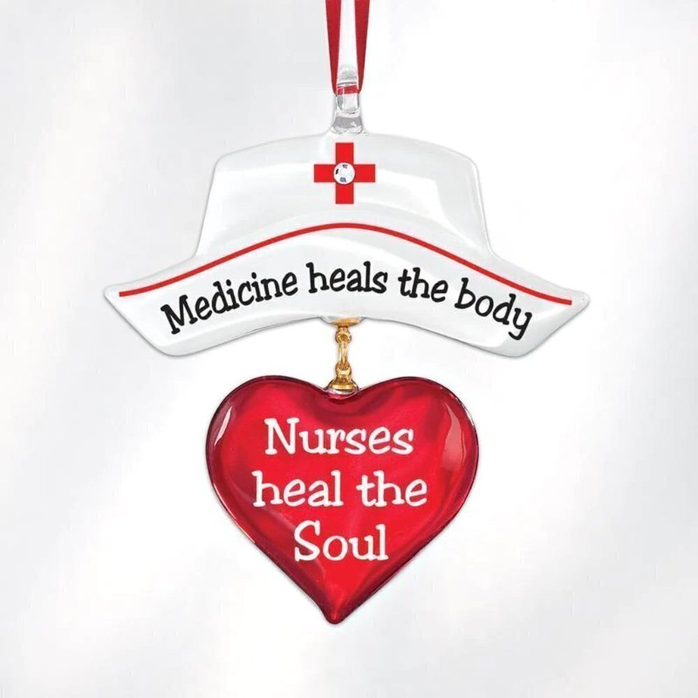 Glass Baron Nurse Ornament With Gift Box